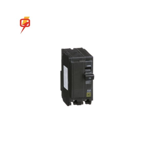 QO210 Interruptor termomagnético Square D de 2 polos, 10A, 10kA, 120/240V, enchufable