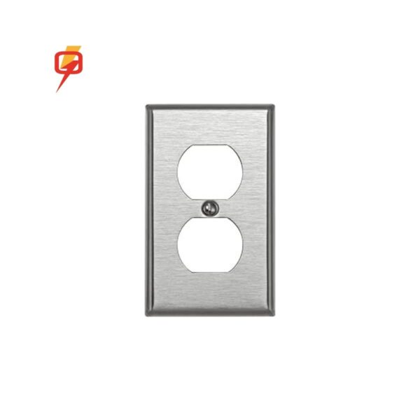 Placa de Pared de Acero Inoxidable  84003-000 para Contacto Duplex -LEVITON