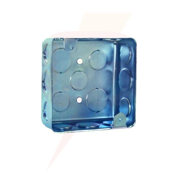 Caja cuadrada de chapa galvanizada 019 mm