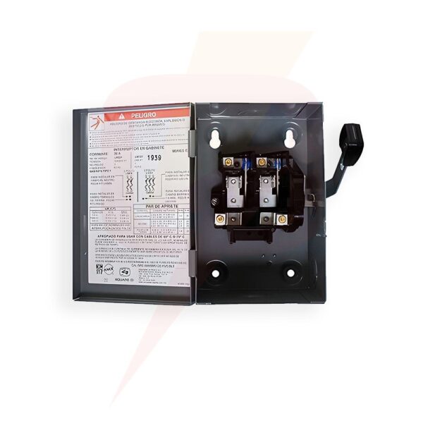 Gabinete LM221 de 2 polos 30A para Interruptor de seguridad SQUARE D
