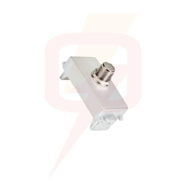 Módulo para cable coaxial blanco, Marca Leviton