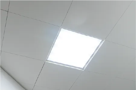 plafon con luz led blanca