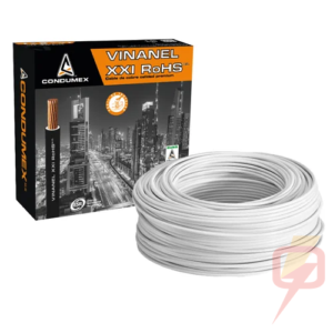 Cable THW-LS Condumex Vinanel XXI Calibre 10 600 V Blanco por Metro
