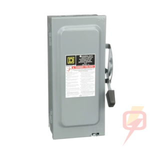 Interruptor de Seguridad Fusible Square D D322N 3 Polos 60 A 240 V NEMA 1