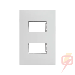 Placa Simon 25 25612 2 Ventanas Blanco